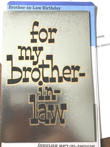 BROTHER - IN - LAW Birthday Cards, "You Fit Right In!" Happy BD 16 choices 37CC - Picture 11 of 42