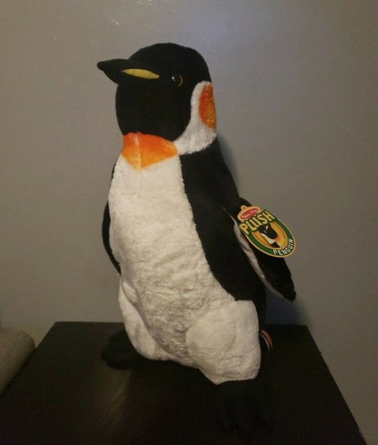 Melissa & Doug Giant 24â Penguin Plush Realistic! New W Tags! Cuddly Penguin | eBay