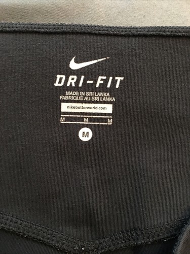NIKE Dri Fit Black Crop Capris Leggings Work-out Pants jrs Medium - Bild 4 von 7