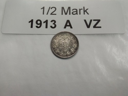 Kaiserreich 1/2 Mark 1905-1919, Jäger 16, 2,78g 900er Silber, AUSWAHL (S2-2 - Bild 129 von 257