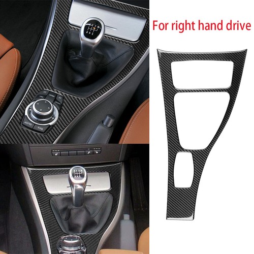 For BMW E93 M3 2007-13 RHD Central Control Gear Shift Panel Trim Carbon Fiber B - Picture 1 of 16