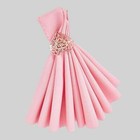 Pink Cloth Napkins & Rose Gold Rings 18.8" 4-Pack | New