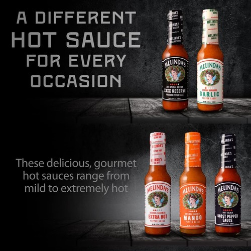 5 Pack Extra Spicy Gourmet Hot Sauce Gift Set with Variety Heat Levels Variety - Picture 6 of 8