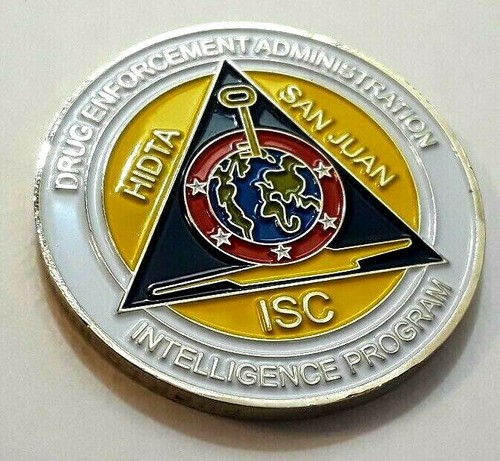 DEA SAN JUAN PUERTO RICO Police Challenge Coin HIDTA FBI Drug token Policia - Picture 3 of 7