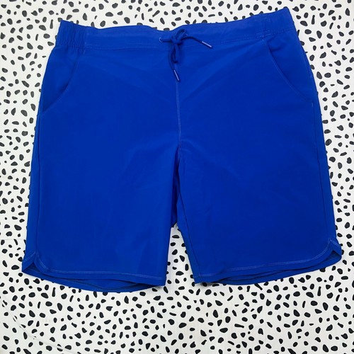 Lands' End Petite 9” Pantalones Cortos de Secado Rápido Natación Eléctrico Azul 468788 Talla 2p Nuevos