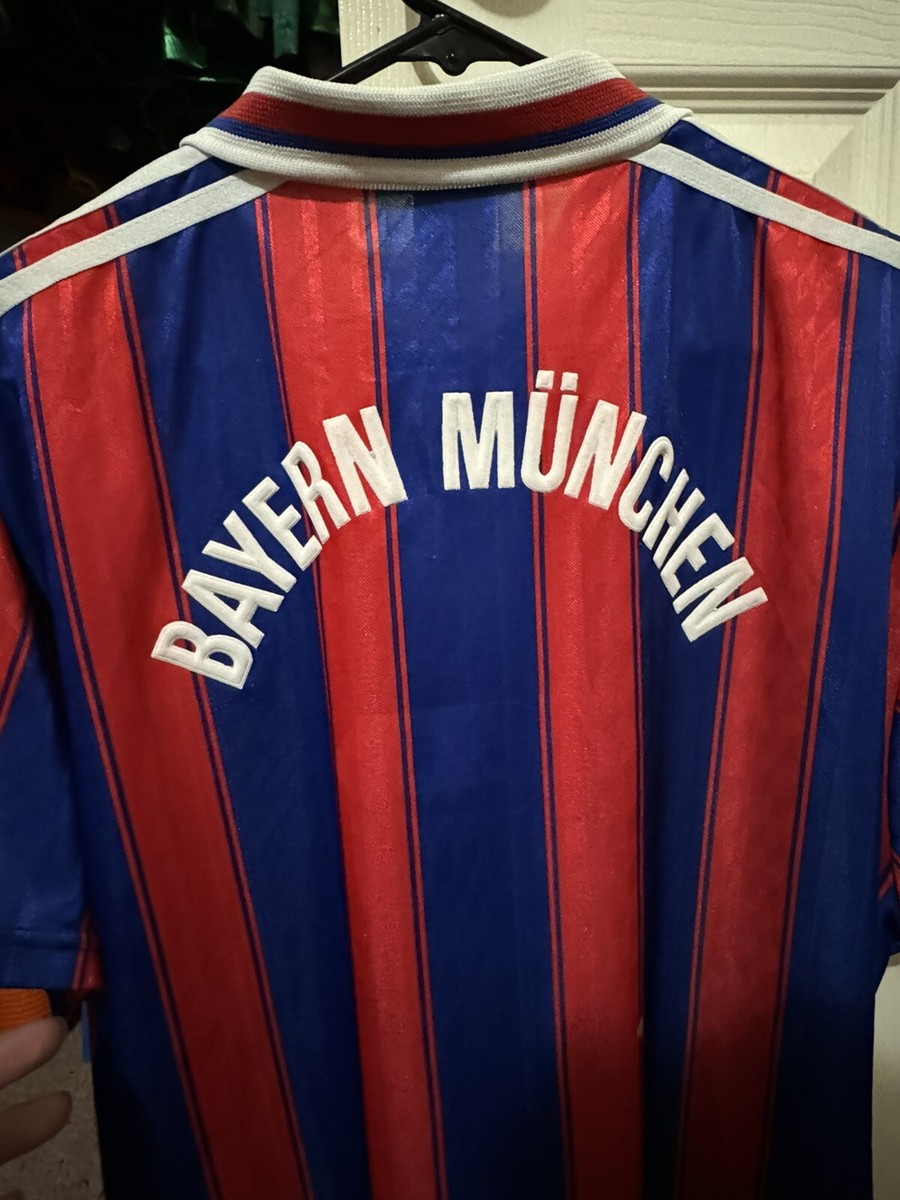 Vintage Original FC Bayern Munich Football Home Shirt 1995