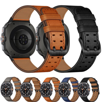 Echt Leder Armband für Samsung Galaxy Watch Ultra (2025) Uhrenarmband Ersatzband