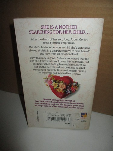 A Secret Splendor by Sandra Brown (1983, Paperback) - Imagen 7 de 7
