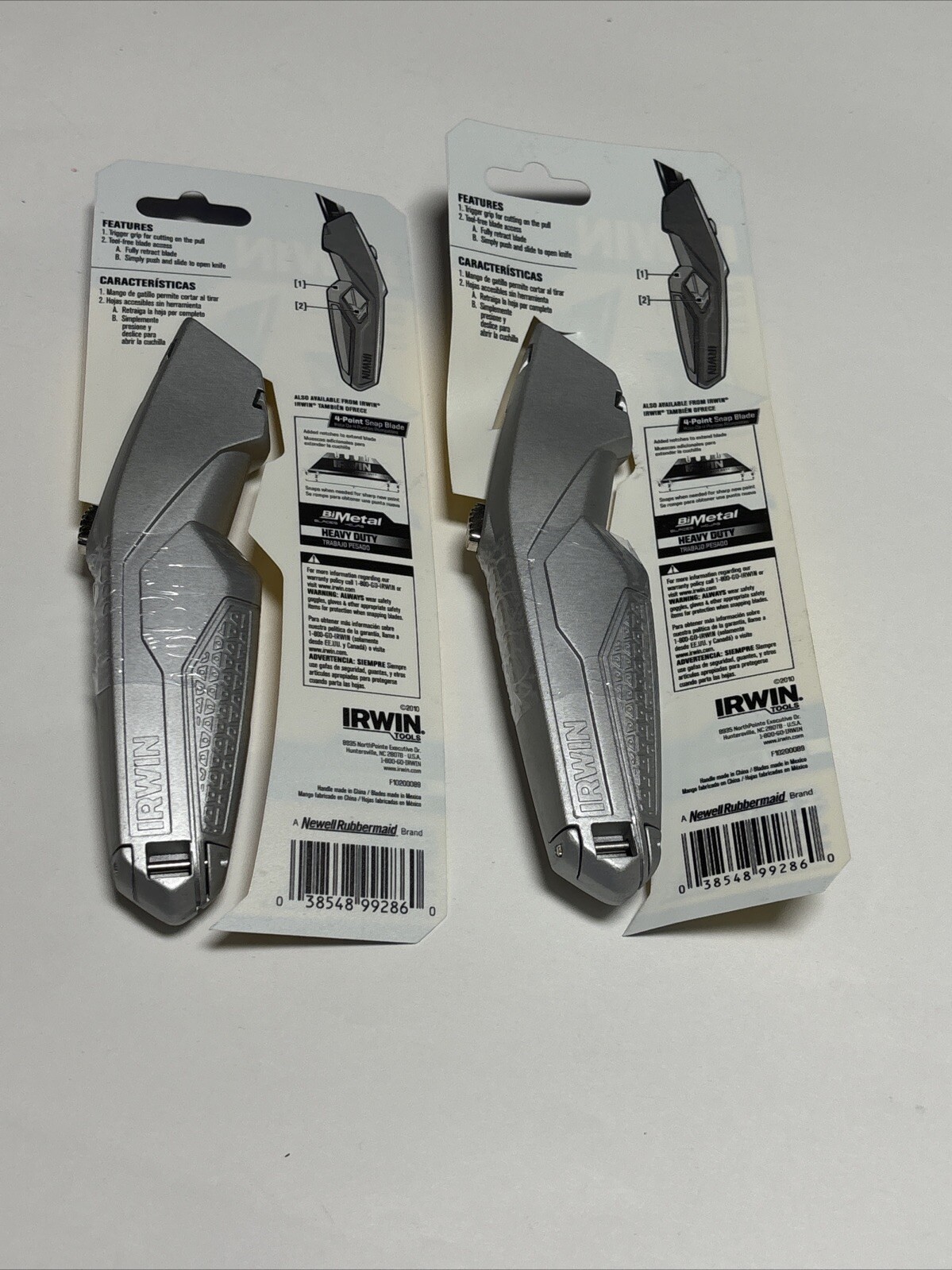 Irwin General Contractor Knife Heavy Duty 2pk 