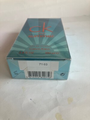 Calvin Klein Ck One 2017 Summer 3.4oz 100ml Eau De Toilette Unisex