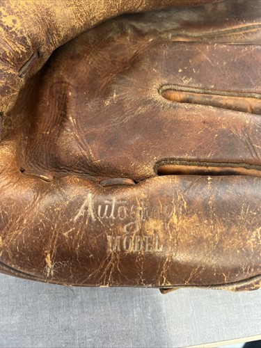 Guante de béisbol vintage de cuero Ray Crone Reach - Imagen 4 de 6