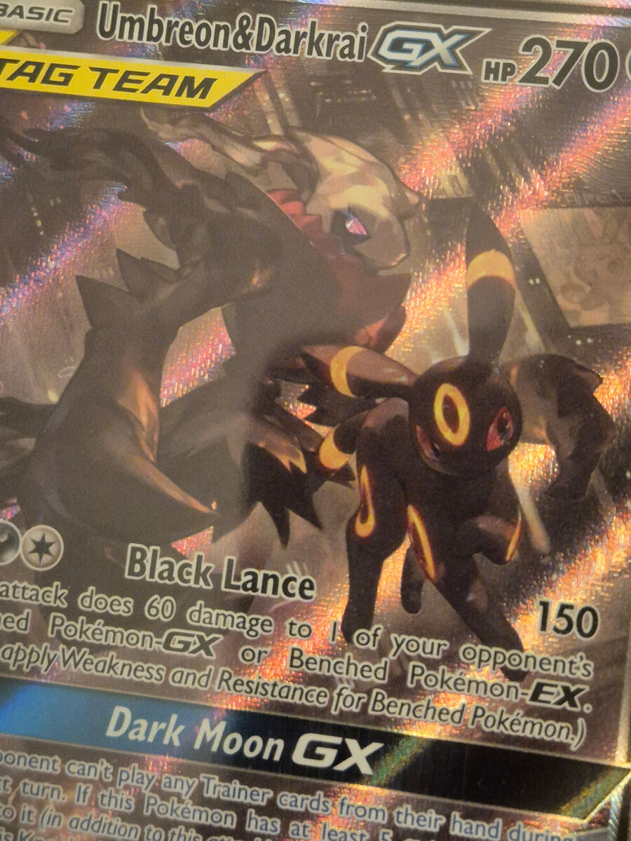 PSA 10] Umbreon & Darkrai Tag Team GX | Pokémon Cards