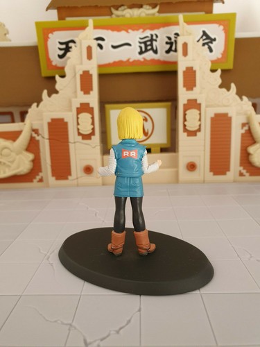 Figurine cyborg c18 Dragon Ball Legend of Manga RARE figure Hachette DBZ - Imagen 2 de 2
