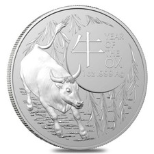 1 oz Silver RAM Lunar Year of the Ox 2021 61.43 per troy oz