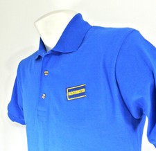 BLOCKBUSTER VIDEO Employee Uniform Polo Shirt Men's Size L Large NOS NEW