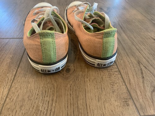 Converse All Star 637348F Orange Double Tongue Sneaker US Youth Size 4 - Picture 3 of 5
