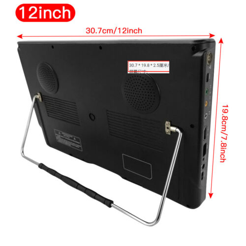 14" Freeview 1080P HDMI HD USB Car 12V Portable Digital Analog ATV TV Player UK - Picture 13 of 16