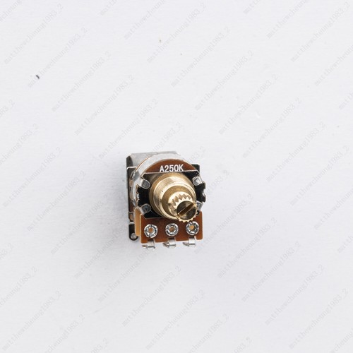 Full Brass Short Shaft Pot Push-Push Switch A250K/B250K/A500K/B500K 1 PCS - Imagen 6 de 13
