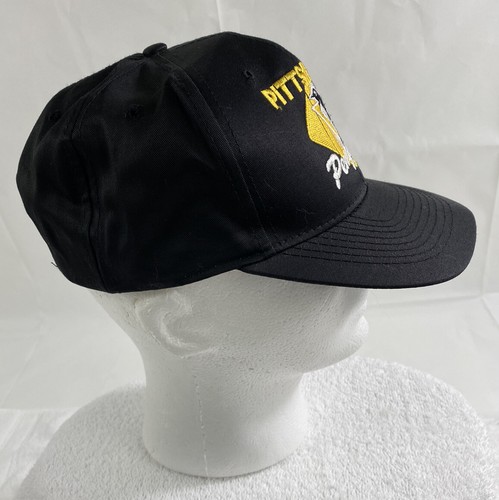 Vintage CCM Pittsburgh Penguins Snapback Hat Cap 90s Retro Logo Embroidered - Picture 2 of 8