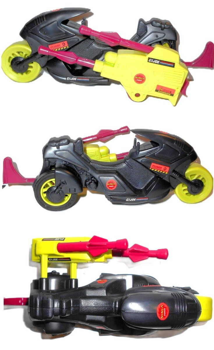 その他 GI Joe bike Gi Joe 1993 NINJA LIGHTNING CYCLE 100% Complete motorcycle force