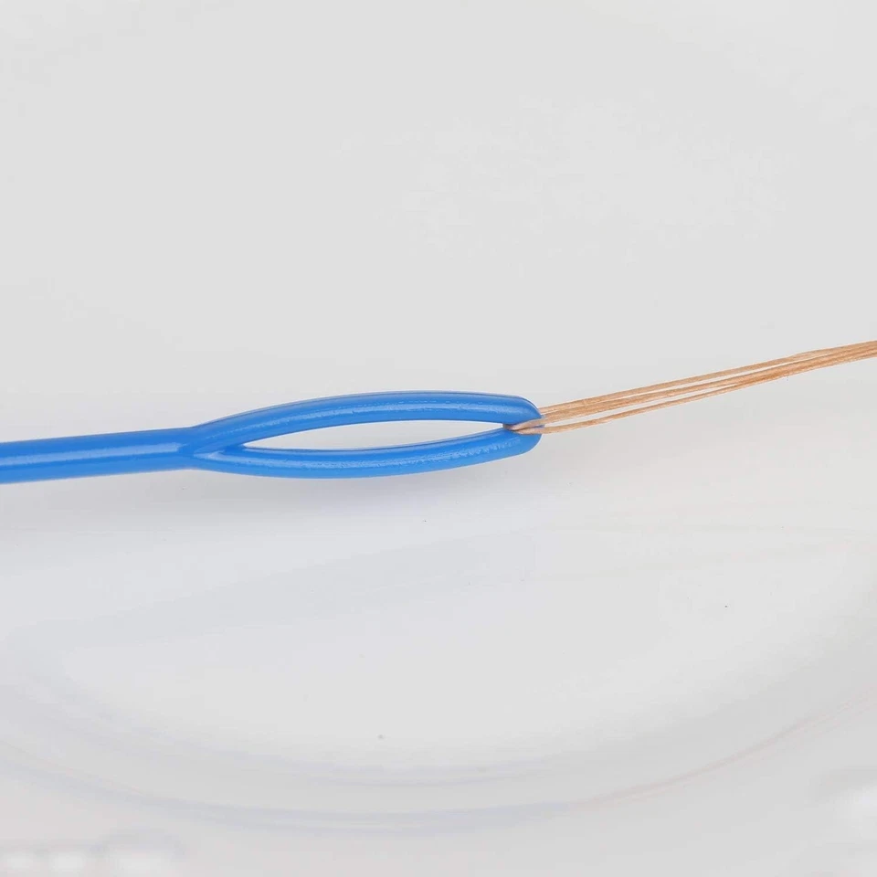 5x agujas de hilo, plástico Big Eye Safety 3,54" niños coser ganchillo manualidades, EE. UU. Foto 3 de 4