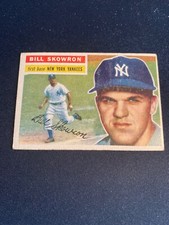 1956 TOPPS BASEBALL #61 BILL SKOWRON!! $1 SHIPPING!!