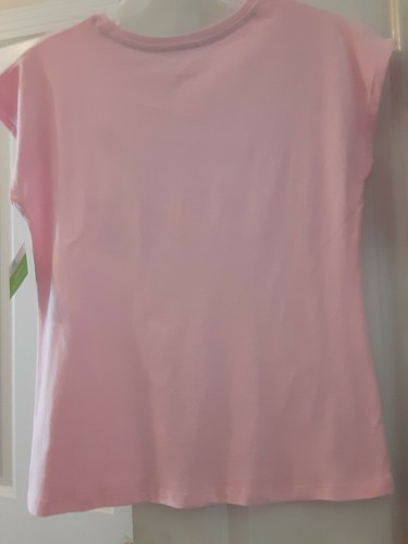 Easter Girl's T-shirt Pink w 2 Bunnies & Chick Celebrate! - NWT XXL-2XG (18) - Picture 6 of 6