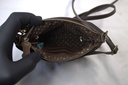 Chala Small Bulldog Crossbody Purse Handbag Adjustable shoulder Strap - Picture 5 of 9
