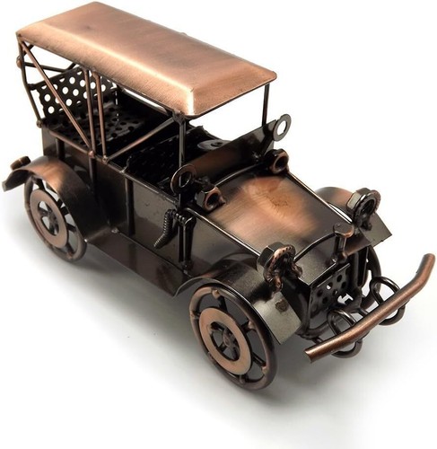 7,67 Zoll Oldtimer Fahrzeug Wohndeko Antik Auto Ornamente Handarbeit Sammlerstück - Bild 1 von 5