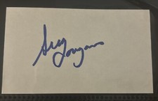 Greg Louganis Autographed Index Card