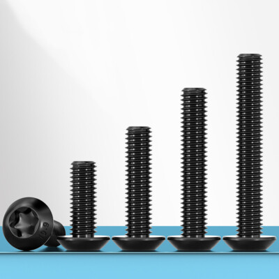 Black Alloy Steel Torx Soket Antirust Anti-Theft Pan Head Screws M3 M4 M6 M8 M10