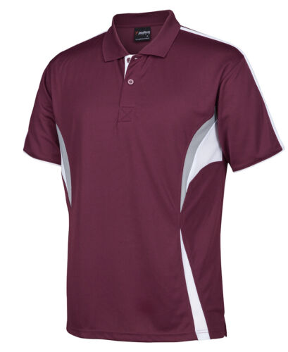 Podium Team Wear Cool Train Hard Polo with Sewn Mesh Panel Better Breathablility - Picture 29 of 72