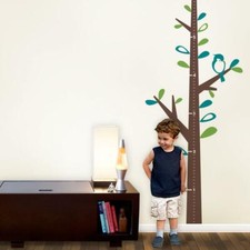 Kids Growth Chart Tree - Children's Vinyl Wall Sticker