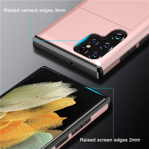 Funda tipo billetera con soporte para tarjeta de crédito para teléfono Samsung S23 S22 S21 S25 S24 - Imagen 5 de 31