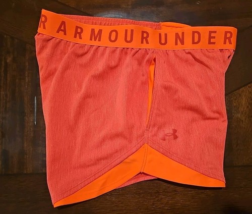 Size Small Women's Under Armour UA Play Up 3.0 Twist Shorts Lime Pants MSRP $30 - Picture 3 of 6