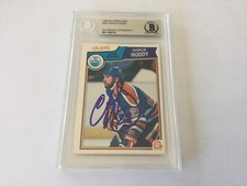 Charlie Huddy Signed Autographed Card Slabbed Encapsulated Beckett BAS COA a
