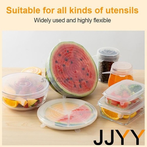 Reusable Silicone Stretch Lids – Universal Food Covers for Bowls & Pans - Picture 7 of 13