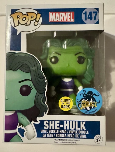She-Hulk Funko Pop! #147 Glow in the Dark Comikaze exclusive!