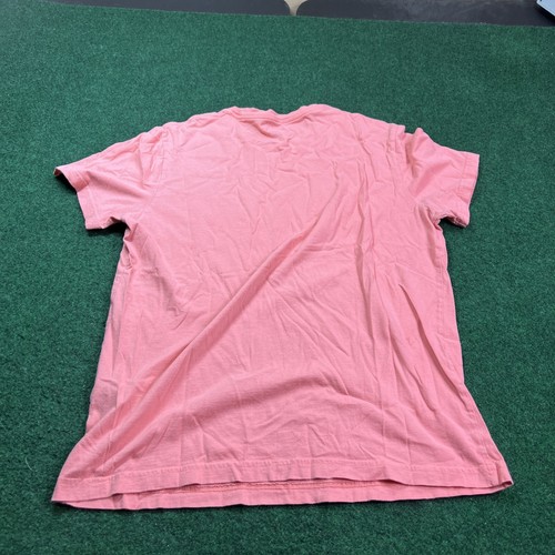 Nautica Shirt Adult Medium Pink Cotton Classic Fit Casual Mens Pocket Tee - Picture 6 of 6