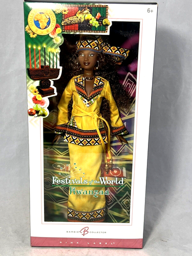 Kwanzaa Barbie Puppen der Weltfeste 2006 Mattel #J0945