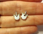 Unicorn Earrings - Opal & Sterling Silver A — photo 5