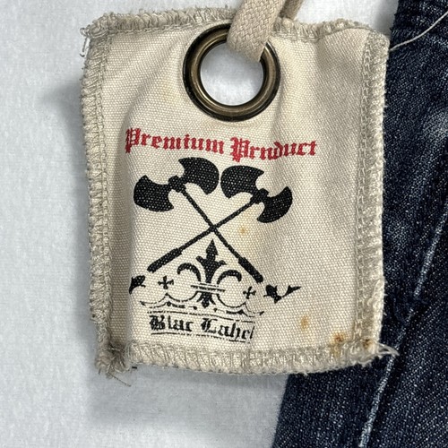 Blac Label Herren Jeans 38x32 Premium bestickt Grunge Goth Kreuzstich Y2K - Bild 18 von 24