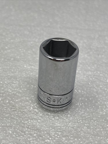 13mm SK Hand Tools 1/4" Drive, 6 Point, Semi-Deep Metric Chrome Socket, 41683 - Bild 4 von 7