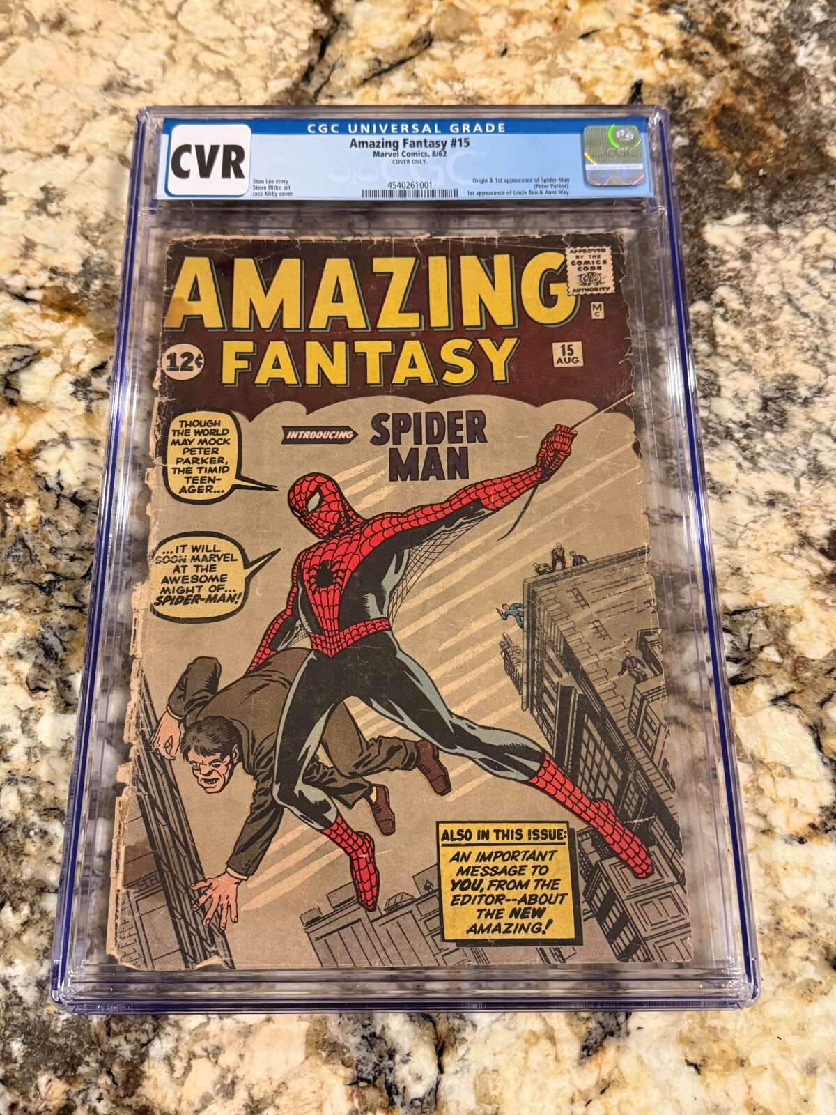 激レア】Amazing Fantasy #15 Facsimile CGC AMAZING FANTASY