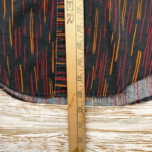 Vtg ROCKMOUNT Ranch Wear Red Flame Shirt Men’s Western Rodeo Pearl Snap Medium - Picture 6 of 7
