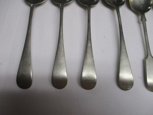 6 ANTIQUE D & A DANIEL & ARTER BRAZILIAN & BENGAL SILVER COFFEE TEASPOONS - Picture 2 of 5