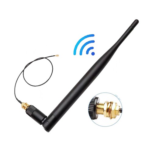 2x 19.5cm RP-SMA Antenne Router WiFi WLAN Antenne 9DB IPEX 2.4GHz 5GHz PC - Bild 7 von 8