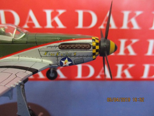 Die cast 1/72 Modellino Aereo Aircraft North American P-51D Mustang Miss Marilyn - Foto 4 di 4
