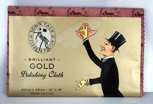 Sale Town Talk Brilliant Jewelry/ Gold Polishing Cloth - 12" x 18" Fresh Arrival - Picture 4 of 8