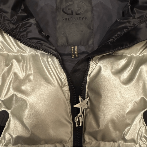 Chaqueta de esquí Goldbergh Bombardino Boulder Auro plateada metálica nueva sin etiquetas EE. UU. 8 - Imagen 3 de 7